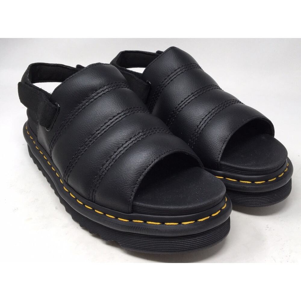 Dr Martens Kole Athena Women's Size 10 Black Leather Strap Slingback Sandals - Picture 2 of 8